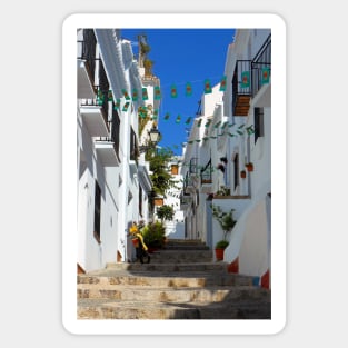 Frigiliana Andalusia Costa del Sol Spain Sticker